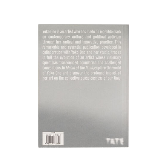 Yoko Ono Music of the Mind exhibition book (paperback)